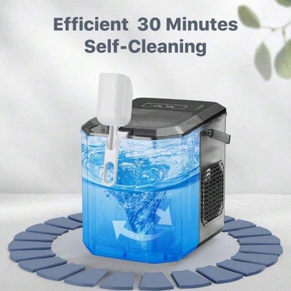 Best Ice Maker, 9 Cubes In 6 Mins, 26lbs Per Day - Picture 4 of 5